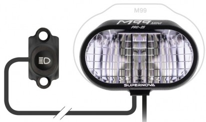 Supernova M99 Mini – светлината за електрически планински велосипеди